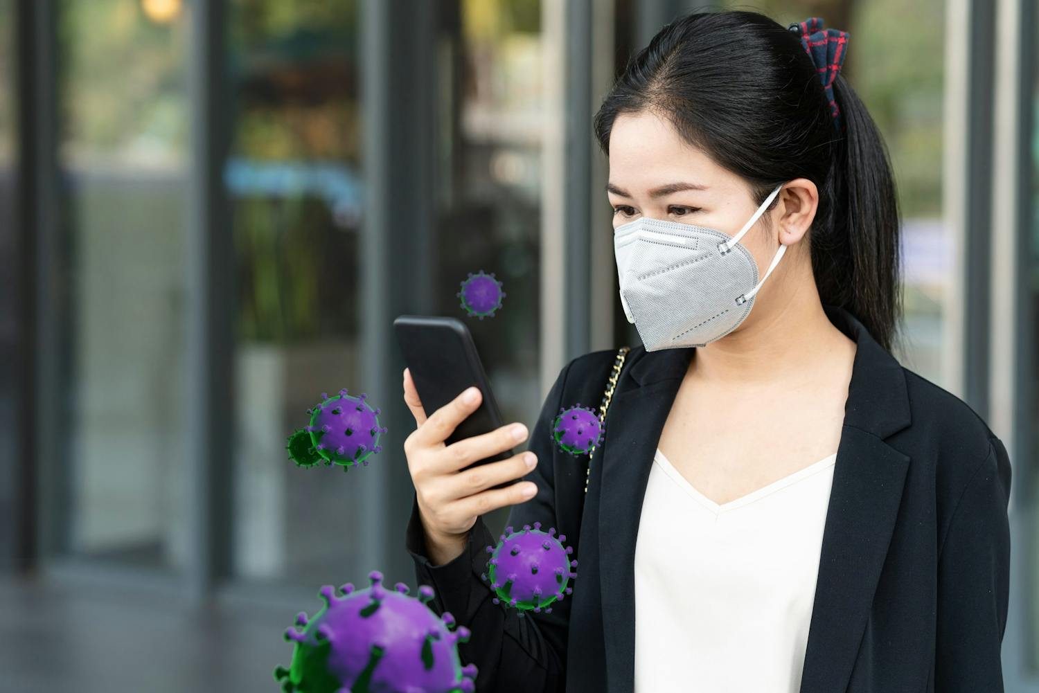 Coronavirus Coronaviruset smittar via mobilen.